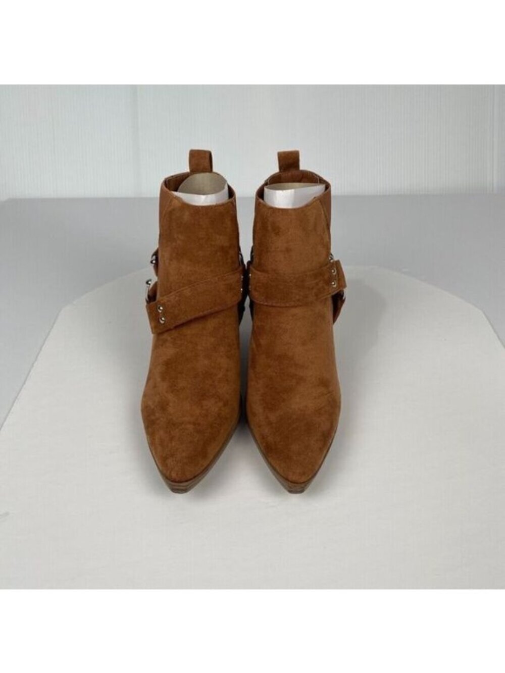 YOKI Women's Bootie Fashion Ankle Boots Goldie Harness Size 7.5 Muriel Rust New - Picture 6 of 15